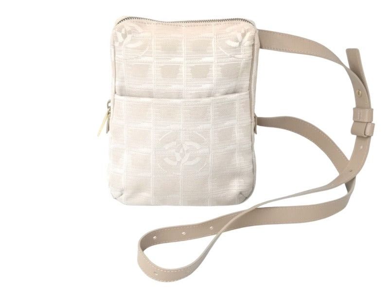 Chanel Shoulder Bag Travel Line in Beige, Men's
