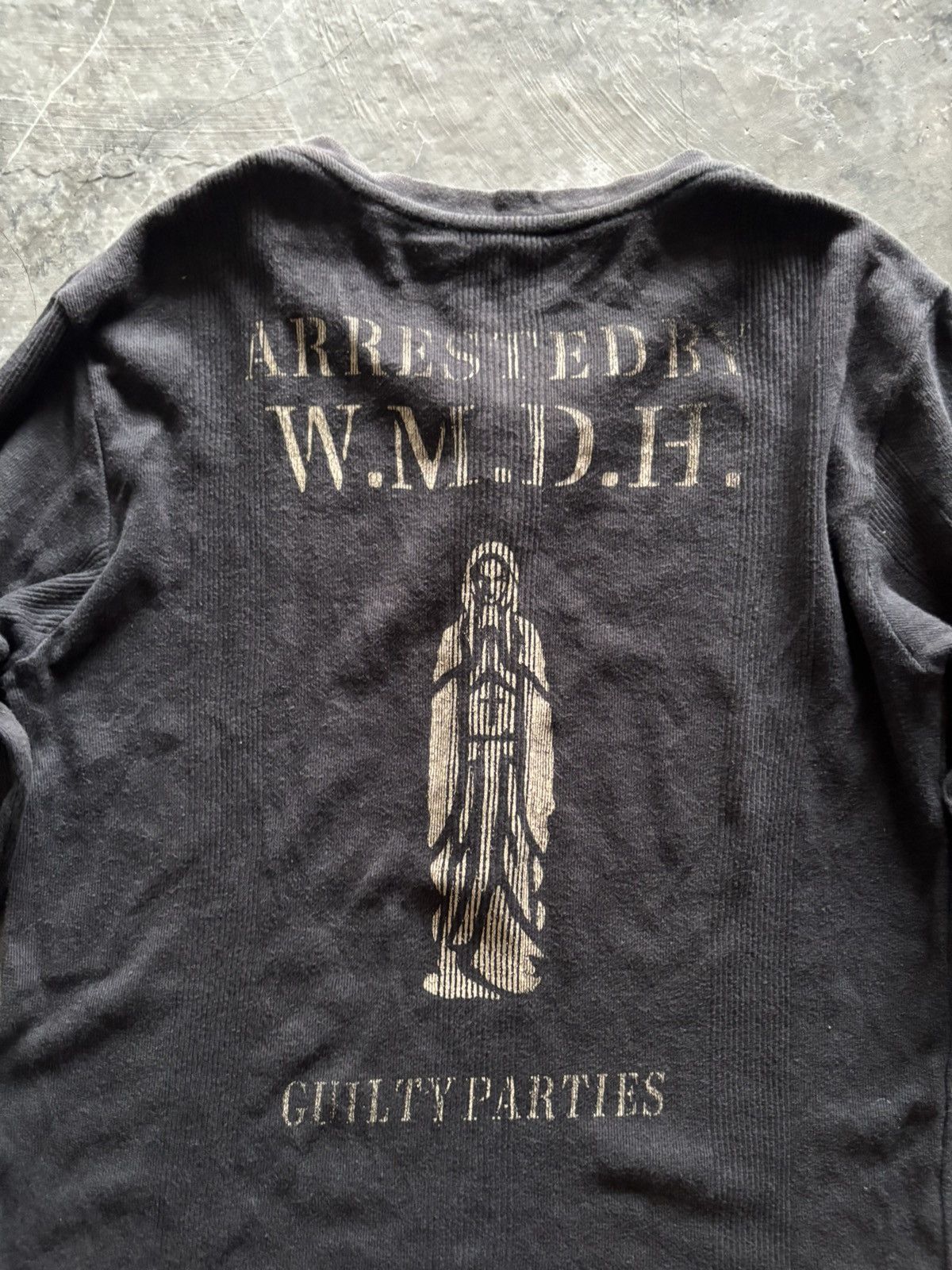 Designer × Japanese Brand × Wacko Maria WACKO MARIA japanese faded longsleeve mary shirt knit style Size US S / EU 44-46 / 1 - 10 Thumbnail