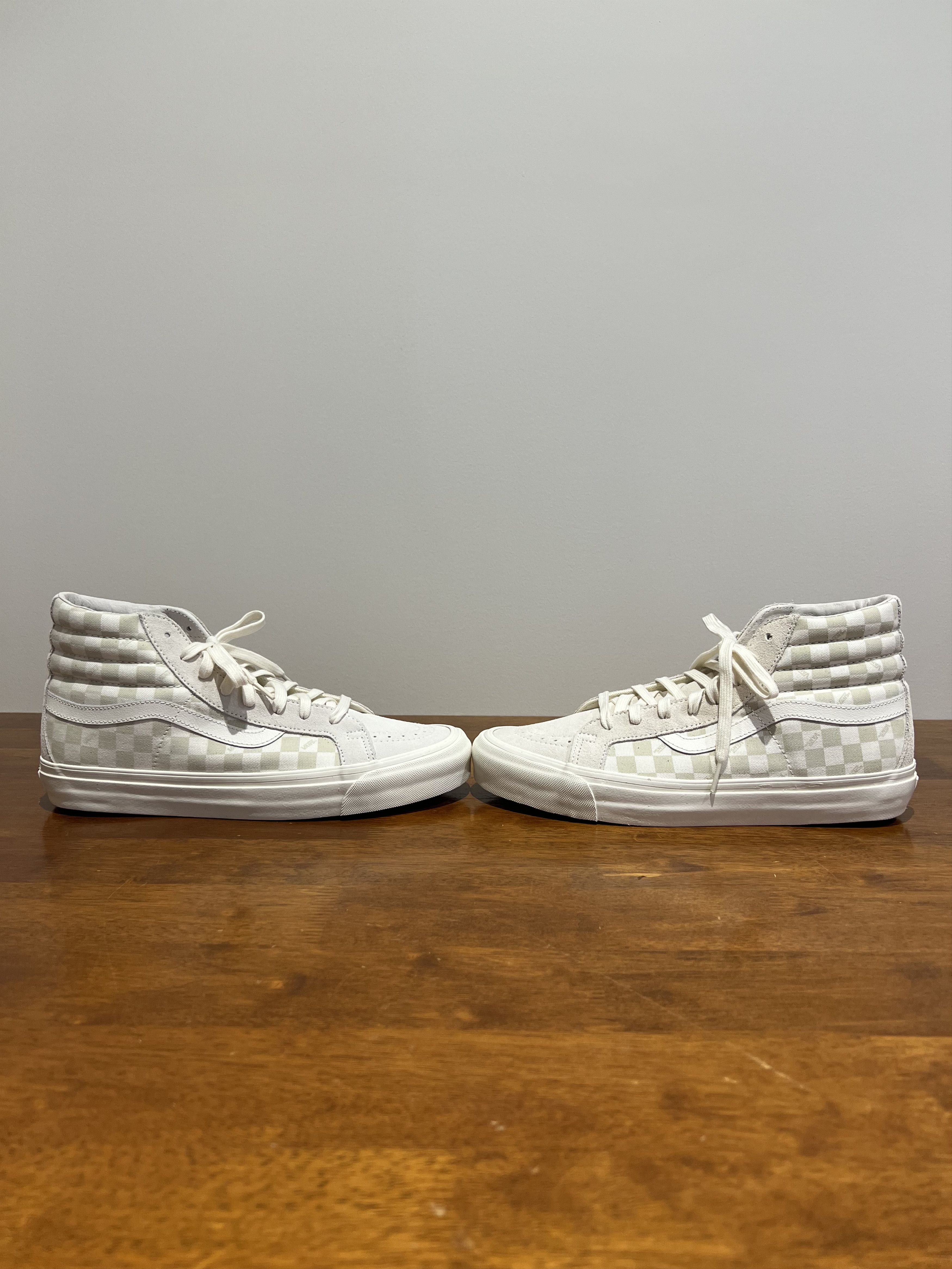 Vans 💚 2018 Vans OG Sk8-Hi LX "Checkerboard" US 10.5 NEW Size US 10.5 / EU 43-44 - 7 Thumbnail