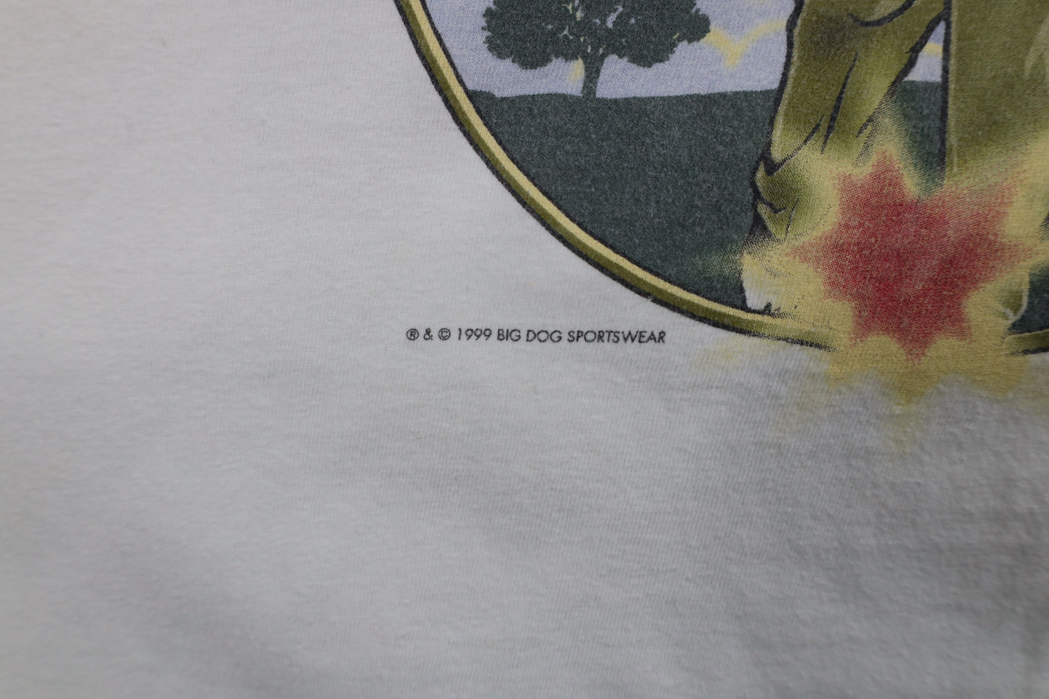Big Dogs × Vintage Vintage 90s Big Dogs Spell Golf Designated Driver T-Shirt Size US XXL / EU 58 / 5 - 11 Thumbnail