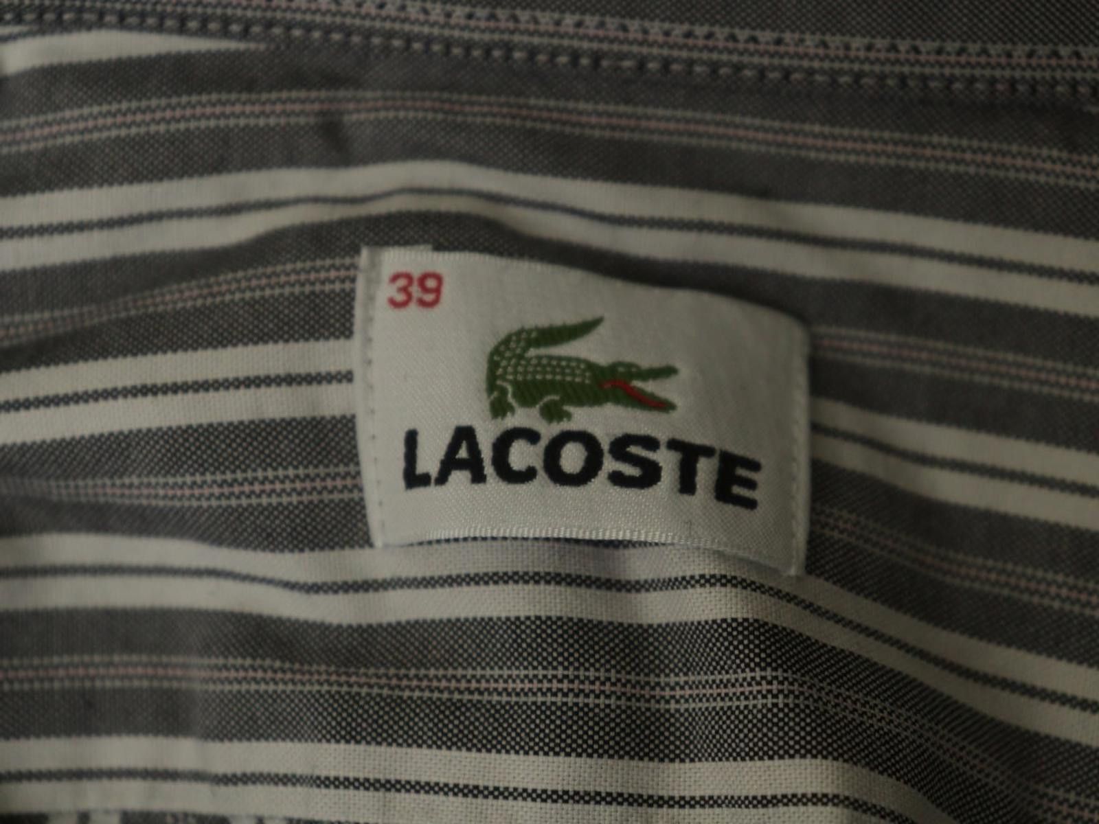 Lacoste Lacoste Multi Striped 100% Cotton Collared Shirt Size 39 Size US M / EU 48-50 / 2 - 11 Thumbnail