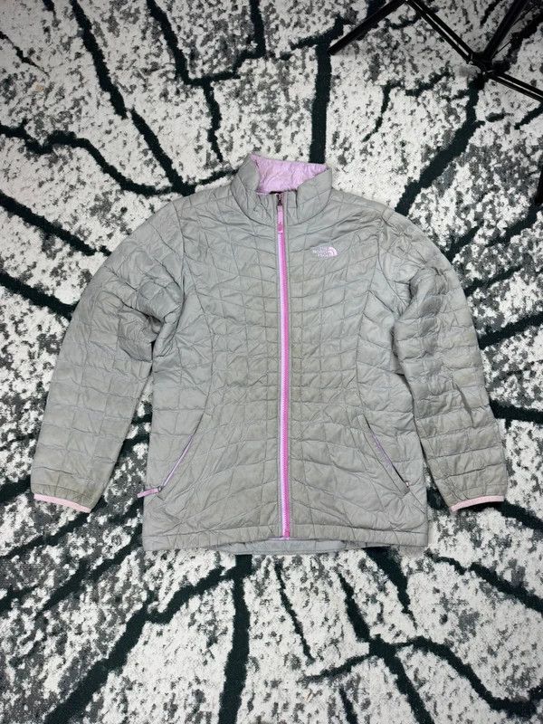The North Face The North Face Thermoball Jacket Gray Pink S Logo TNF Size S / US 4 / IT 40 - 1 Thumbnail