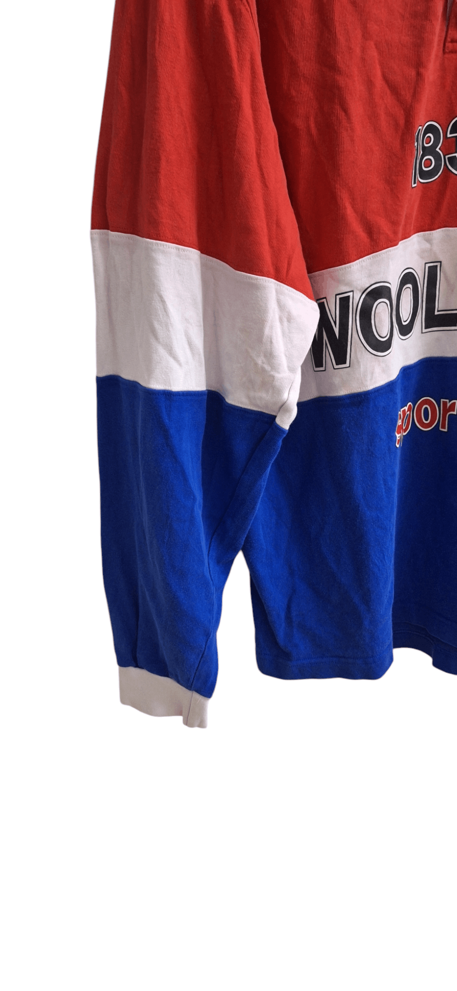 Rugby Ralph Lauren × Vintage × Woolrich Woolen Mills Vintage Woolrich Polo Rugby Size US L / EU 52-54 / 3 - 3 Thumbnail