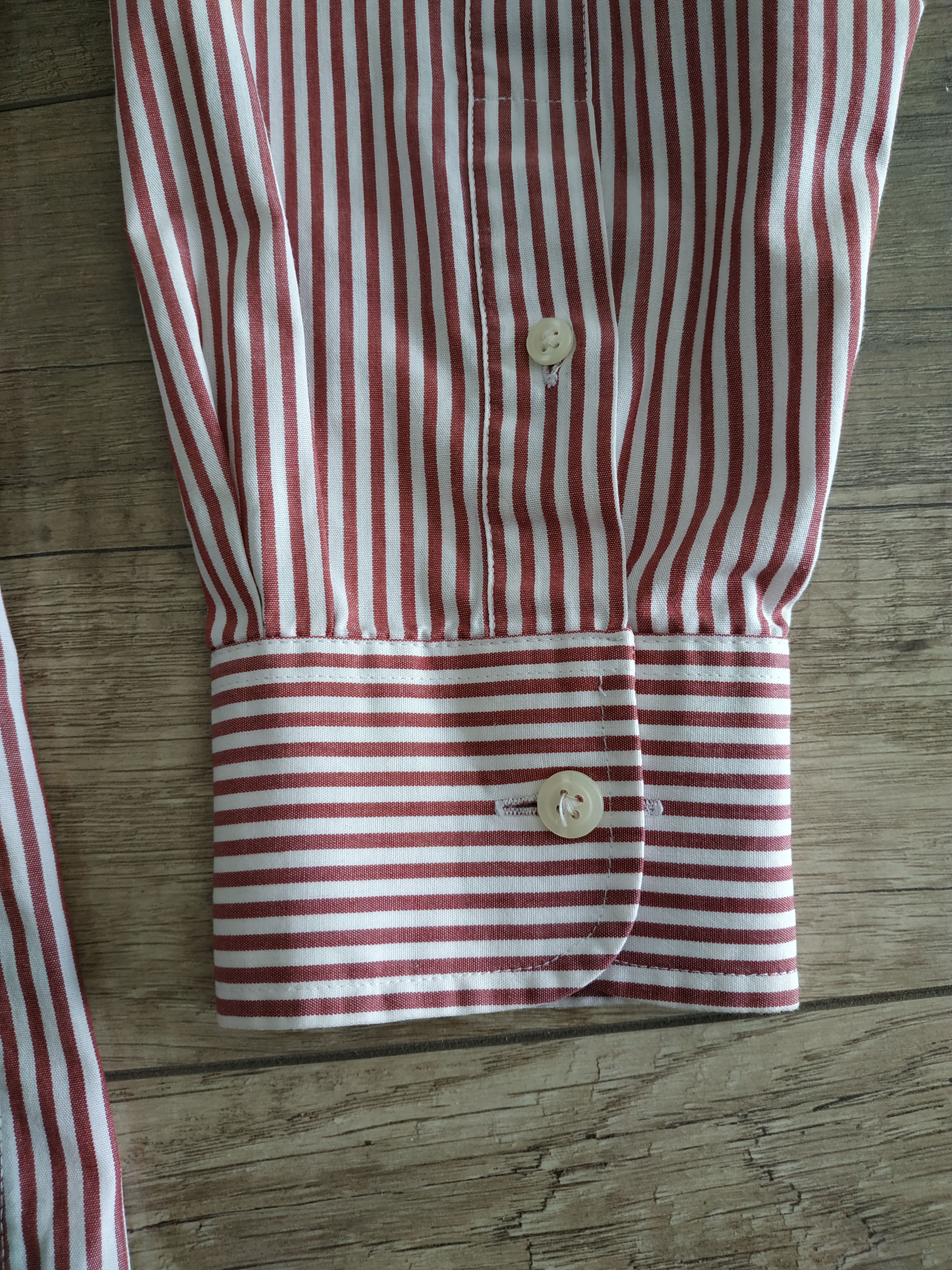 Dior Christian Dior Men's Button Up Striped Shirt, s. 39/40,LARGE Size US L / EU 52-54 / 3 - 11 Thumbnail