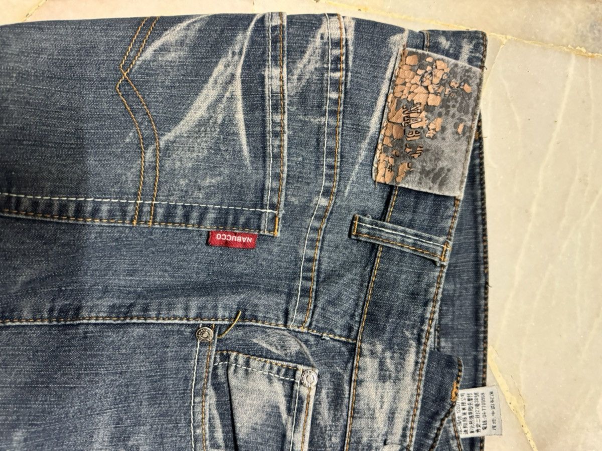 Seditionaries 💥WIDE💥JAPANESE TATTOO DRAGON EMBROIDERY BAGGY JEANS RARE Size US 36 / EU 52 - 14 Thumbnail