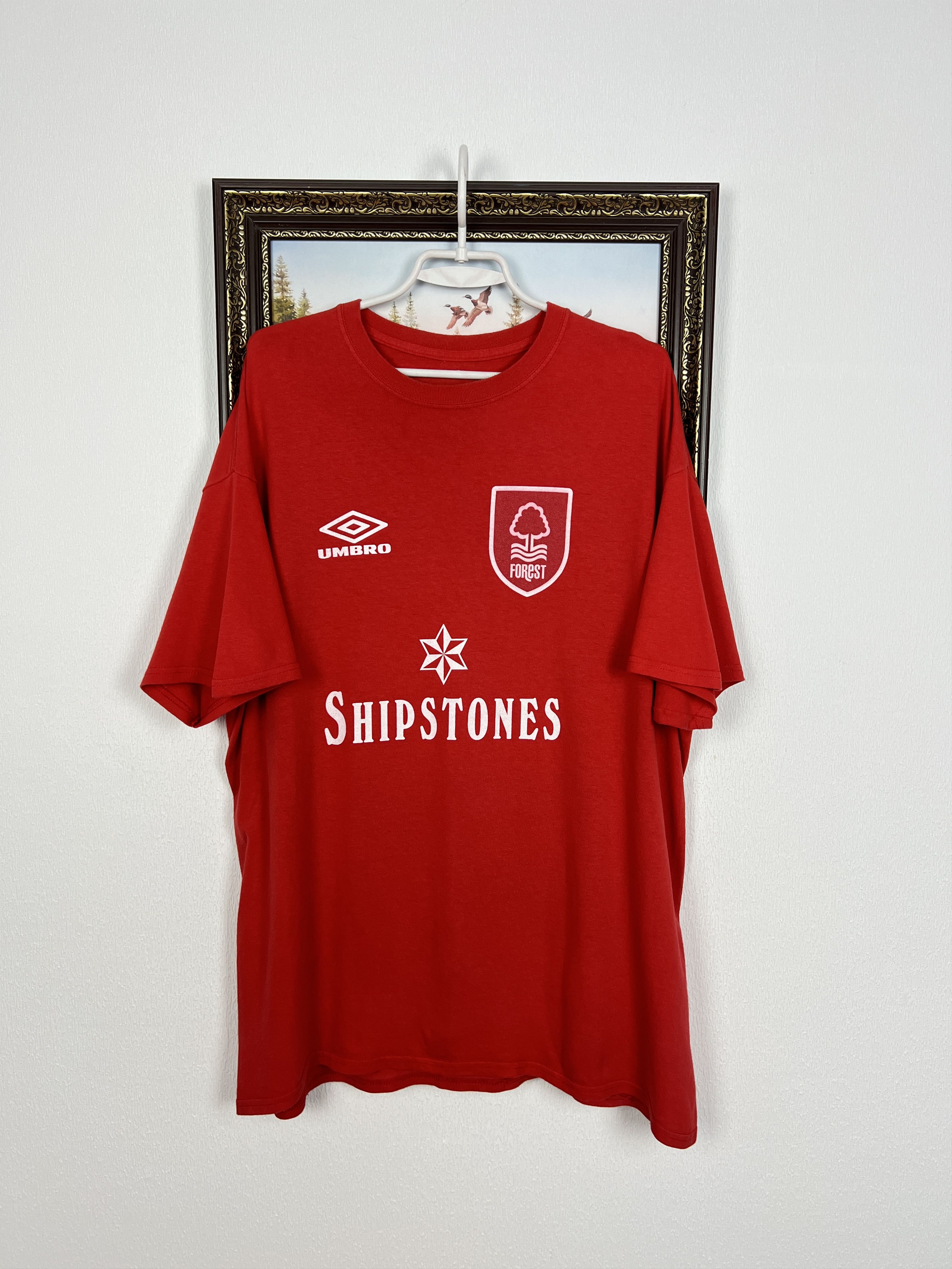 Umbro Vintage Umbro Nottingham Forest Football Train Shirt Tee Size US XL / EU 56 / 4 - 1 Thumbnail