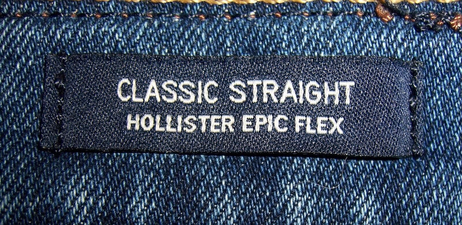 Hollister Hollister Men's Classic Straight Jeans W32 x L32-Medium Wash Size US 32 / EU 48 - 5 Thumbnail