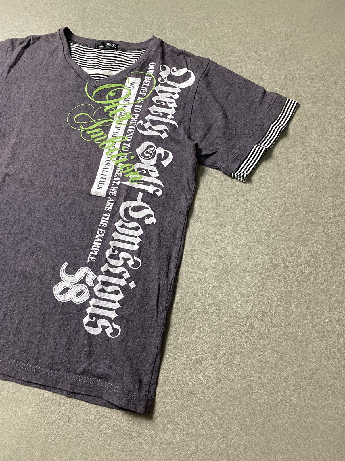 Beauty Beast × Hysteric Glamour × Japanese Brand Y2K Desio Grunge Poem Rock Tshirt Size US L / EU 52-54 / 3 - 3 Thumbnail