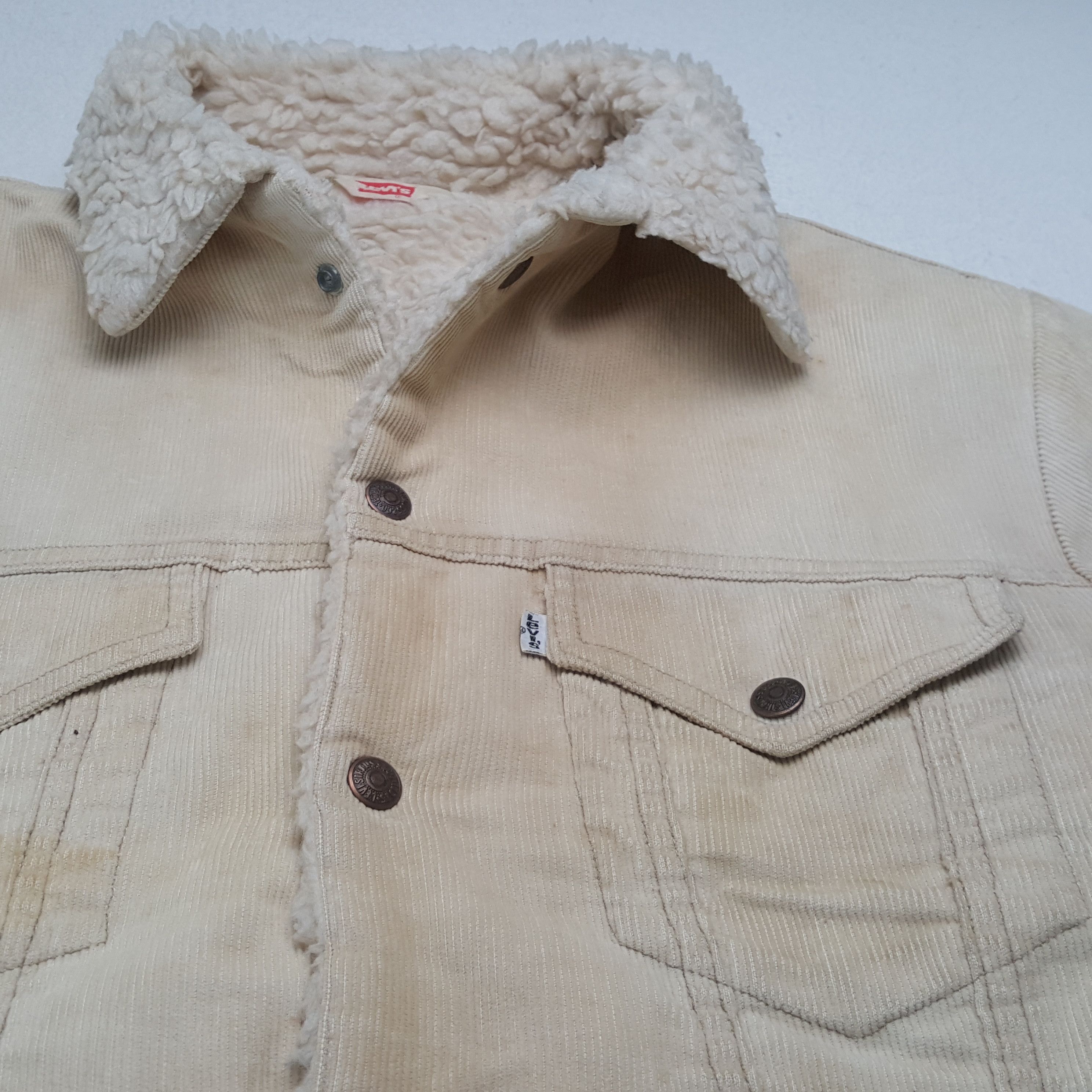 Levi's Levis Corduroy Sherpa Classic Style Jacket RR20 Size US M / EU 48-50 / 2 - 8 Thumbnail