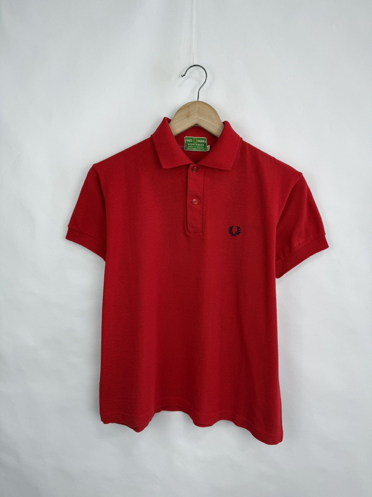Fred Perry 🇬🇧 Vintage 80s Fred Perry Tennis Polo T-Shirt Rare Retro Size US S / EU 44-46 / 1 - 3 Thumbnail