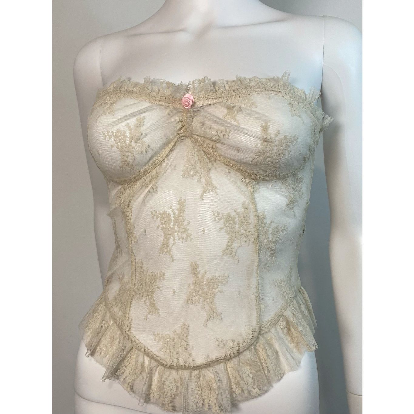 Free People Free People Lace Bustier Top Size ONE SIZE - 1 Thumbnail