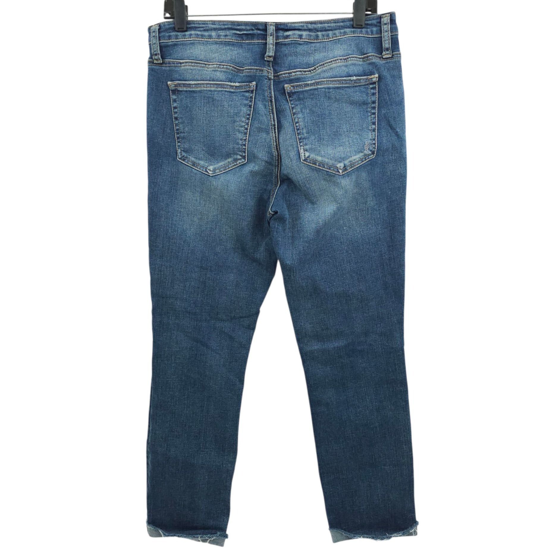Silver Jeans Co. Silver Jeans Beau Denim Distressed Ripped Womens 31x28 Mid R Size 31" - 2 Thumbnail