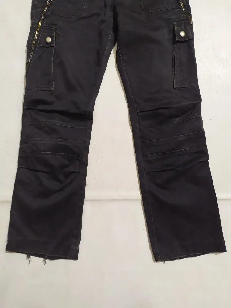 Japanese Brand PEEPUP Bondage Punk Zipper Style Split Pocket Pants Size US 29 - 3 Thumbnail
