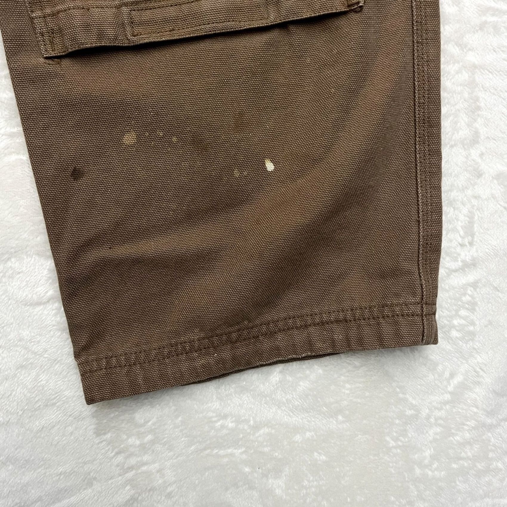 Vintage Duluth Trading Double Knee Pants Jeans Mens 38x30 Cargo Brown Cotton Workwear Size US 38 / EU 54 - 6 Thumbnail