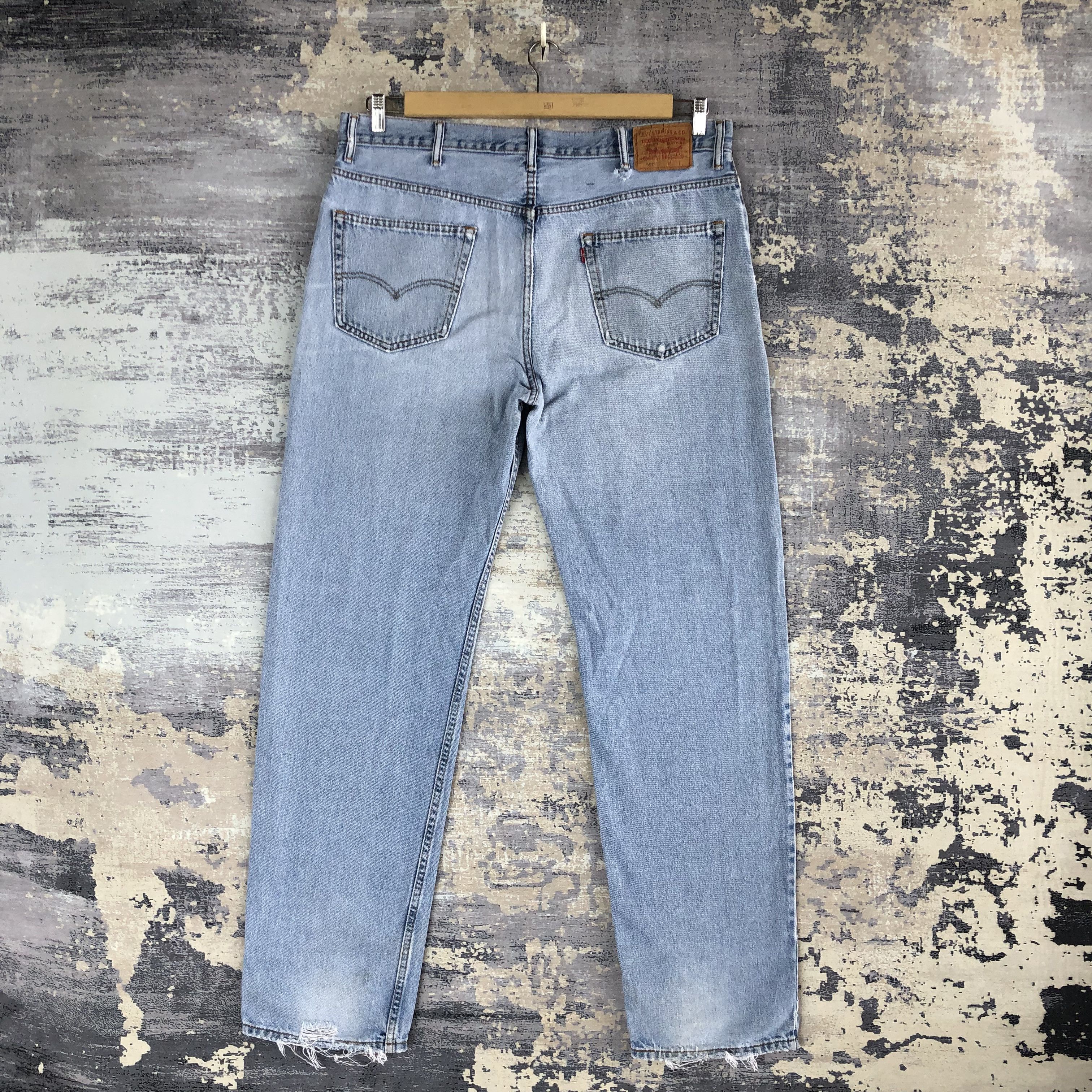 Levi's Vintage Y2K Levis Light Wash Jeans Levi's 505 Faded Denim Size US 40 / EU 56 - 2 Thumbnail