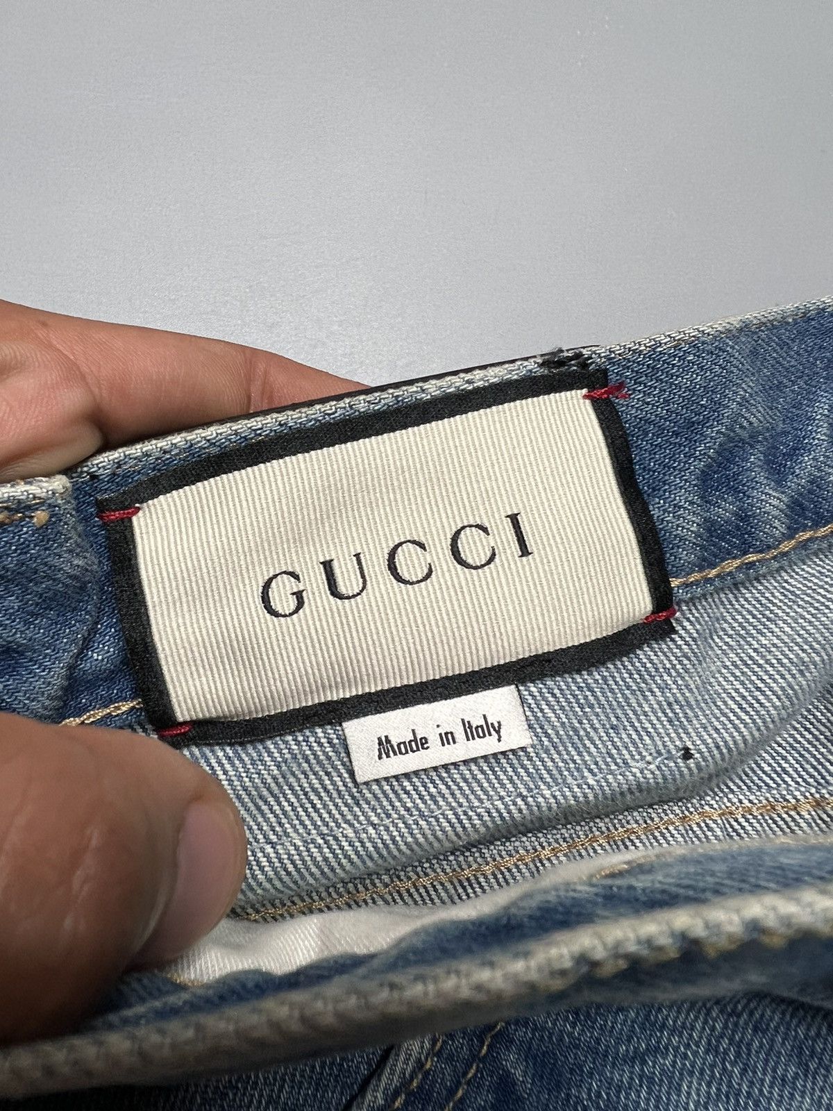 Gucci Gucci Marble Wash Jeans Size US 31 - 16 Thumbnail