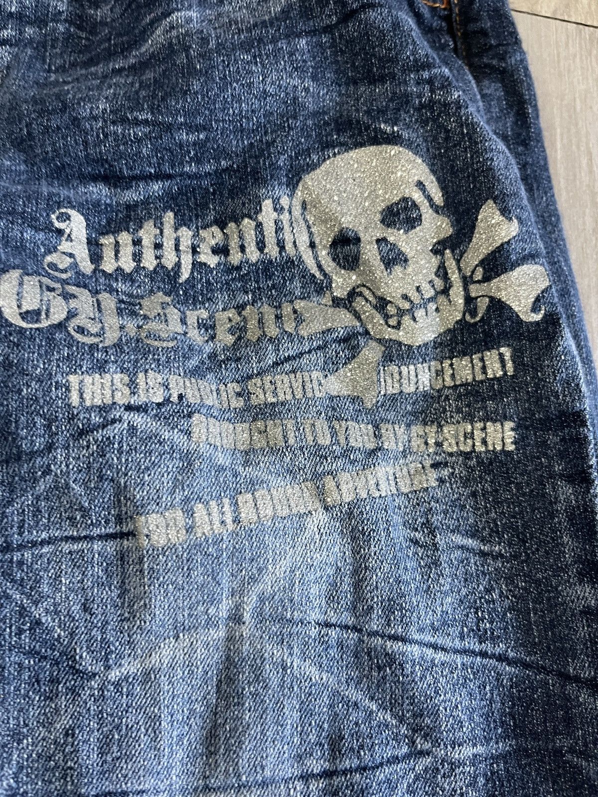 Hysteric Glamour Vintage Skeleton RARE Skull Denim Size US 28 / EU 44 - 1 Thumbnail