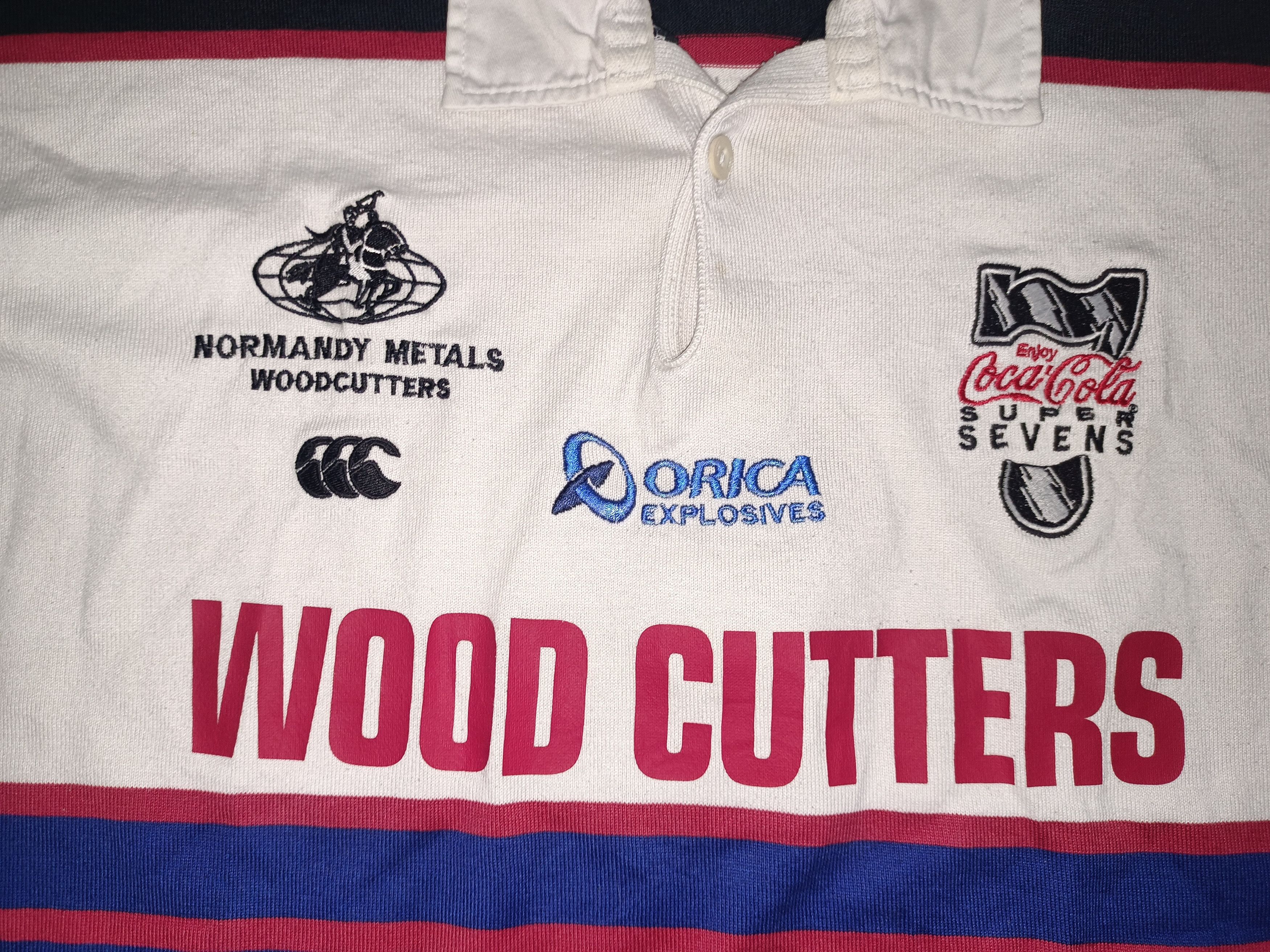 Vintage Coca cola super seven matchworn jersey