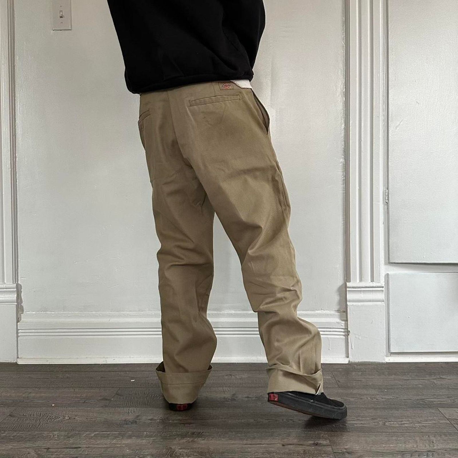 Dickies Tan Basic Dickies 874 Original Fit Chino Work Pant Slacks Size US 33 - 3 Thumbnail
