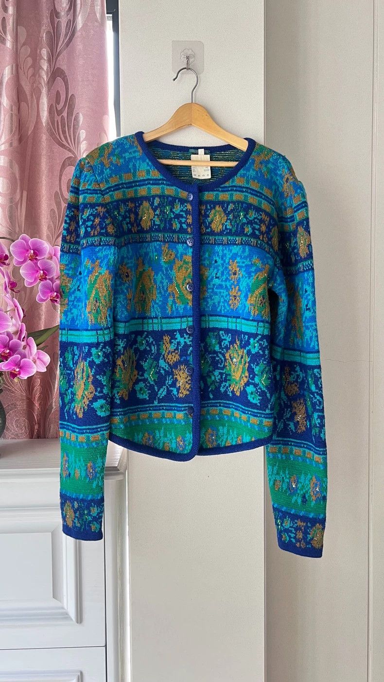 Kenzo Kenzo Embroidered Knit Cardigan - dmc Size US M / EU 48-50 / 2 - 1 Thumbnail