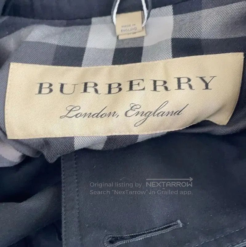 Burberry Burberry Black Cotton Women's Trench Coat. Size M / US 6-8 / IT 42-44 - 3 Thumbnail