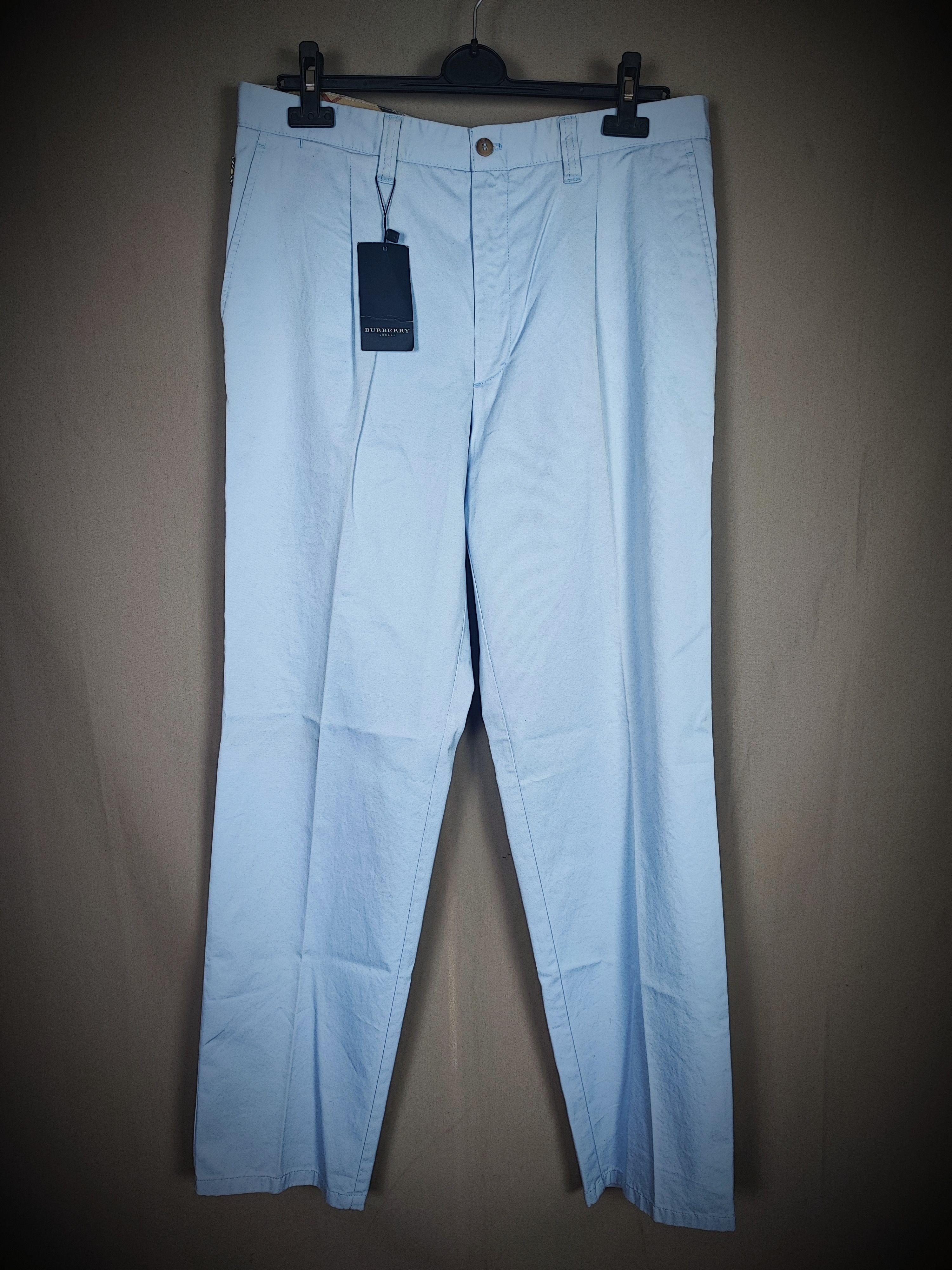 image of Burberry Pants Size XL in Blue, Men's