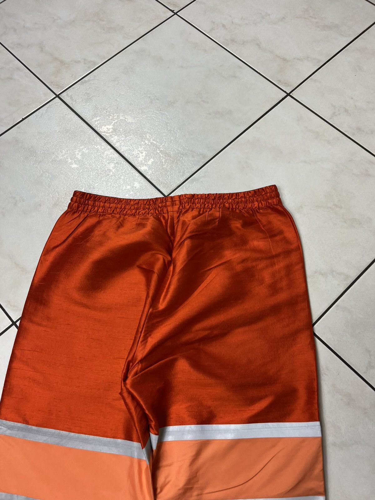 Astrid Andersen × Designer Astrid Andersen silk silver tape track pants reflective Size US 32 / EU 48 - 15 Thumbnail
