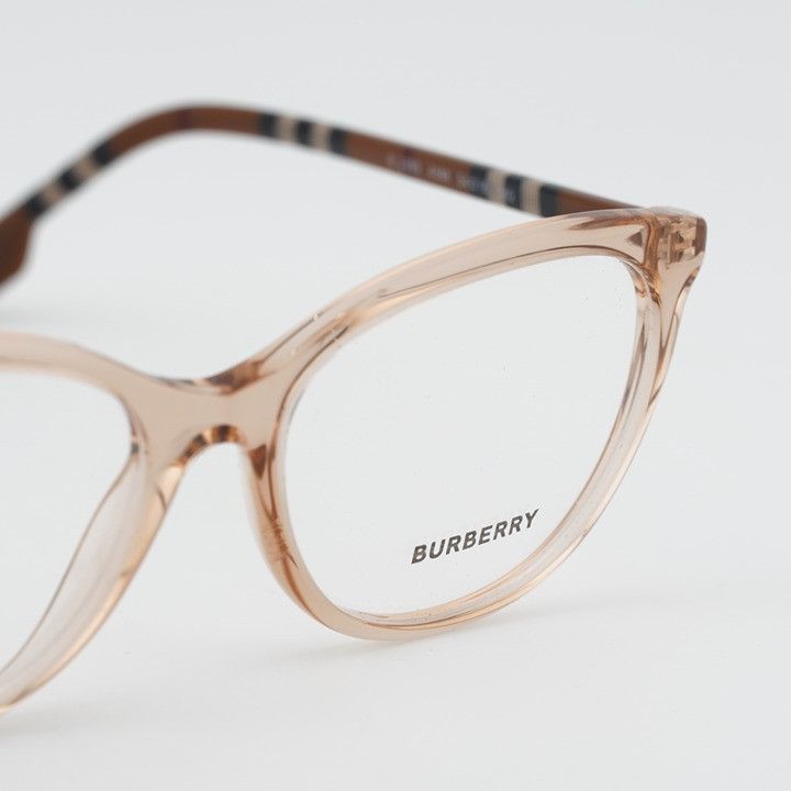 Burberry Burberry BE2389 4088 Eyeglasses Peach 54mm Cat Eye Frame Size ONE SIZE - 9 Thumbnail