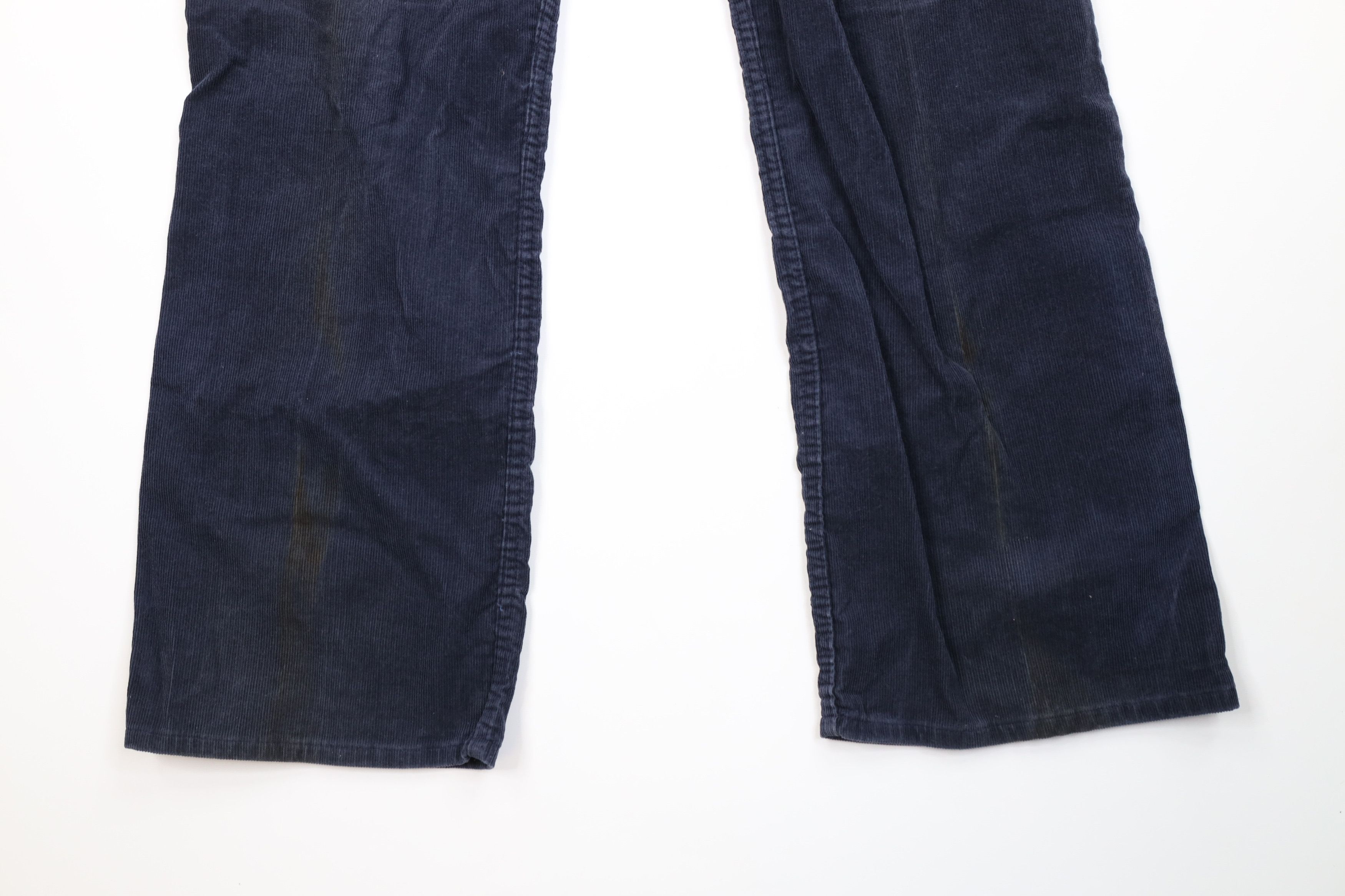 Vintage Vintage 70s Streetwear Corduroy Bell Bottoms Pants Blue USA Size US 38 / EU 54 - 12 Thumbnail