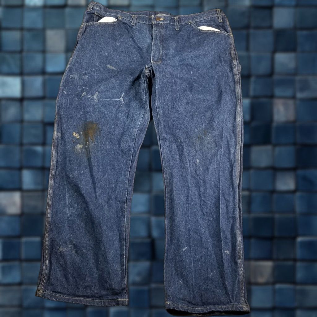 Dickies DICKIES Carpenter Pants - Pants - Men - 44x32 - Blue - Canvas Workwear - Grunge Style - Regular Fit Size US 44 / EU 60 - 1 Thumbnail