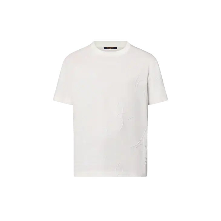 Louis Vuitton Monogram Embroidered Cotton T-Shirt Size US M / EU 48-50 / 2 - 1 Thumbnail