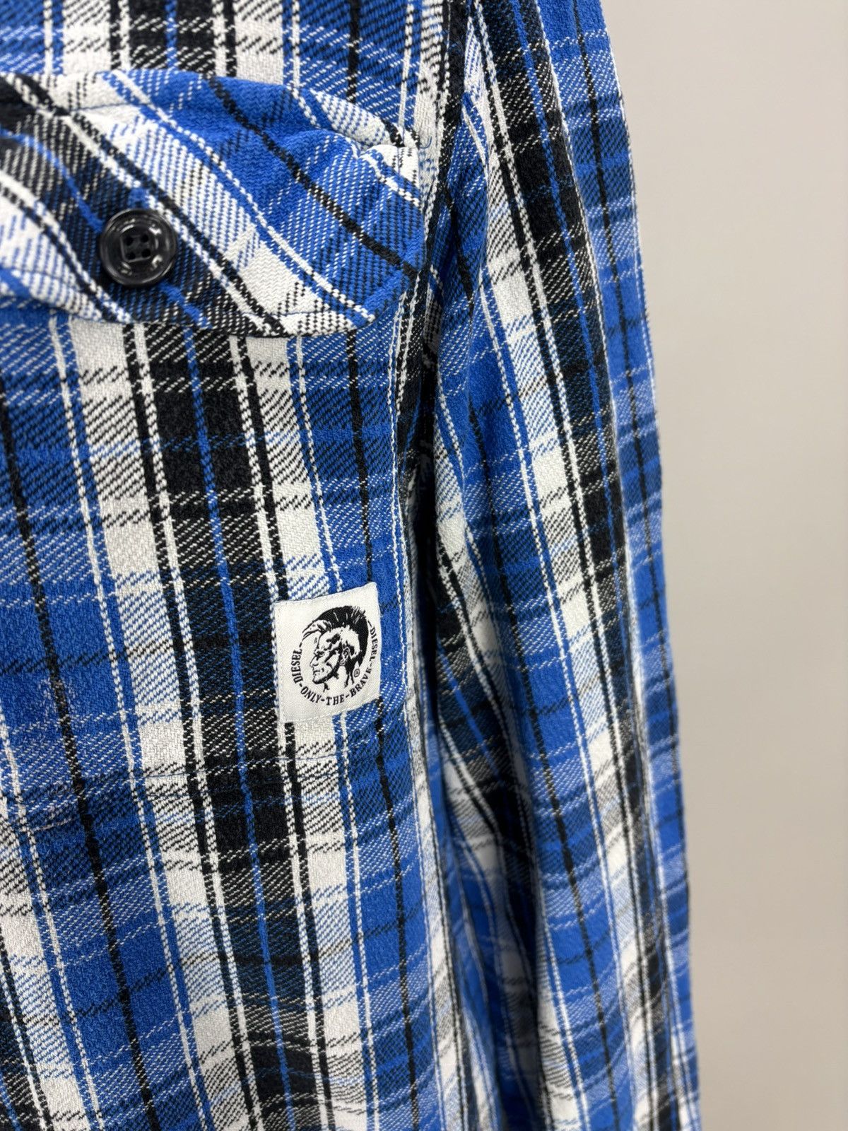 Diesel Mens jacket shirt Diesel Size L Color Blue Size US L / EU 52-54 / 3 - 4 Thumbnail