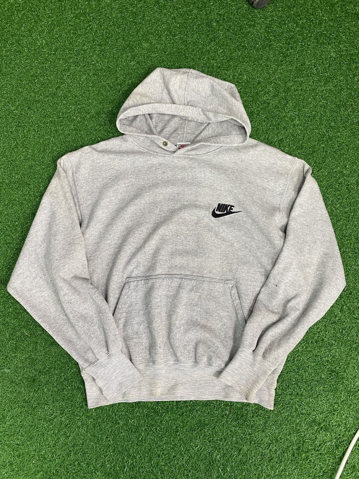 Nike × Vintage Vintage 90’s Nike Hoodies Size US XL / EU 56 / 4 - 2 Thumbnail