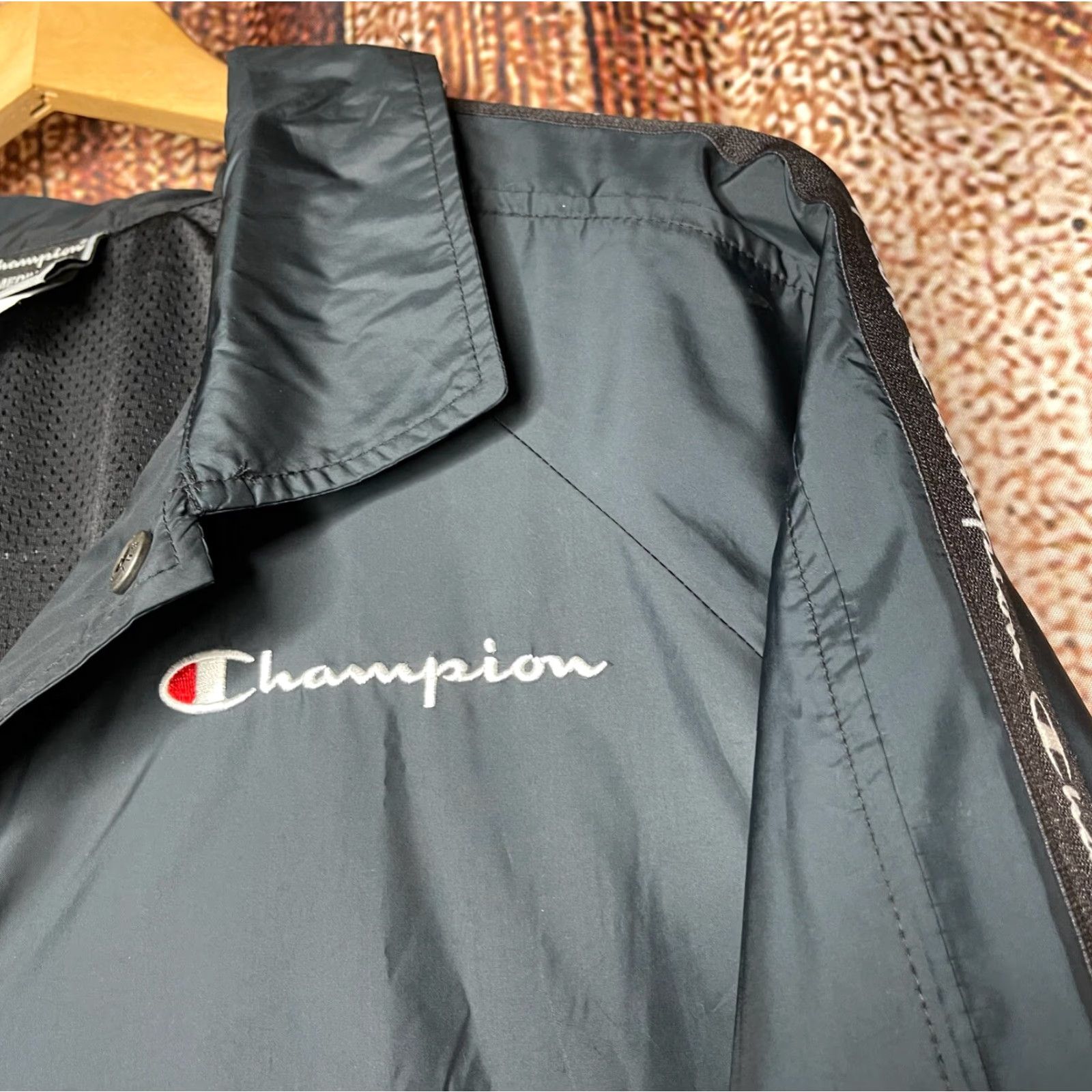 Champion Champion Jacket Women Oversized Zipper Tape Cropped Black M Size M / US 6-8 / IT 42-44 - 3 Thumbnail