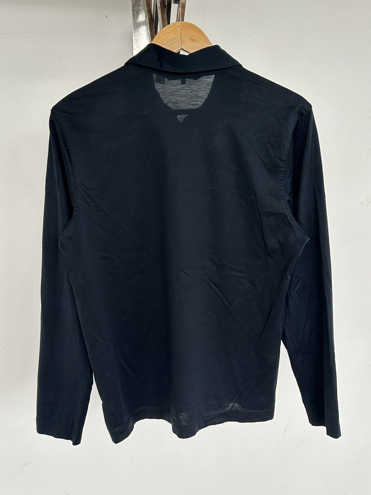 Helmut Lang Helmut Lang Japan Vintage Polo Long Sleeve Size US M / EU 48-50 / 2 - 2 Thumbnail