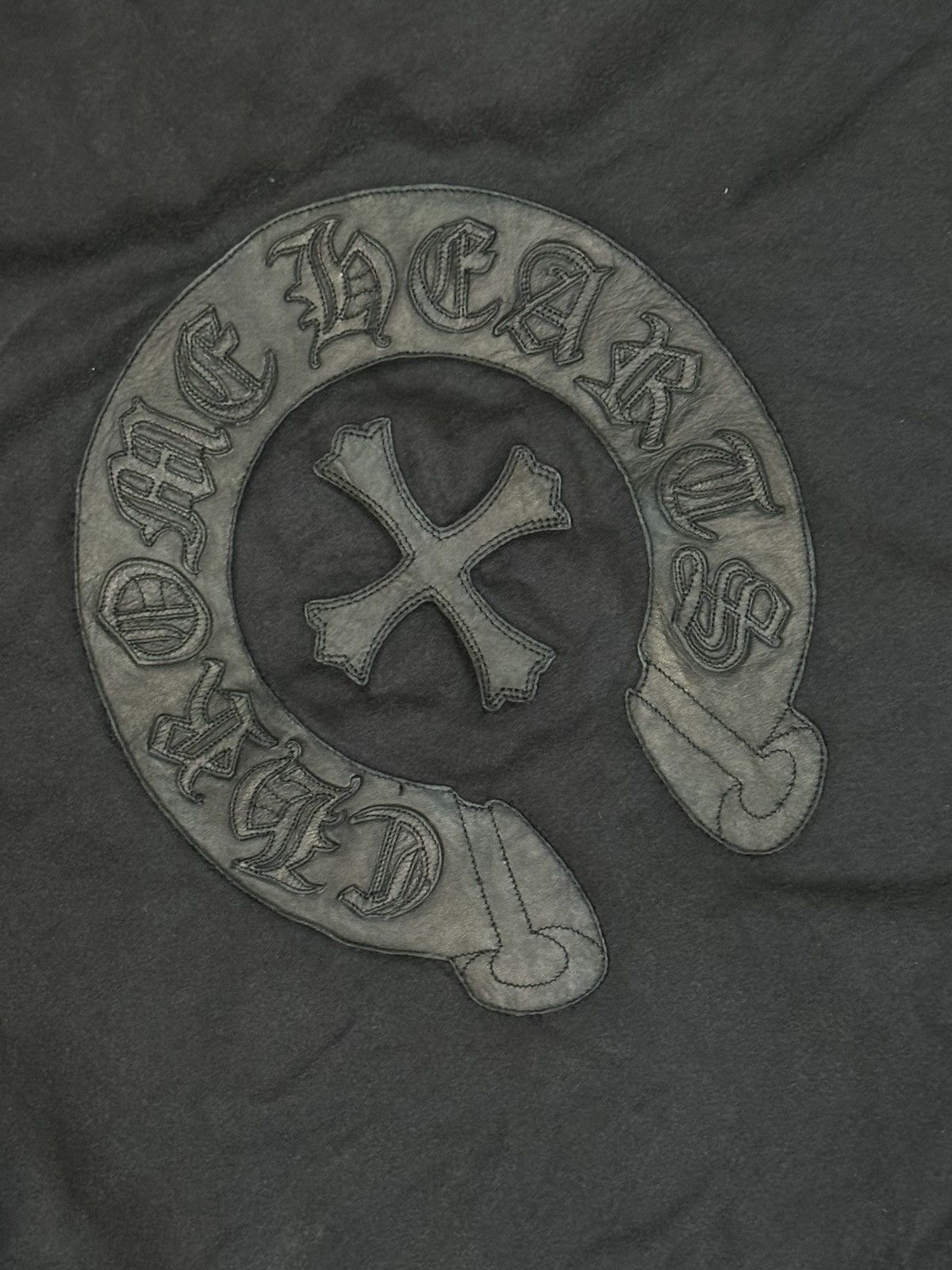 Chrome Hearts RARE Vintage Chrome Hearts - Leather Horseshoe Patch Jacket Size US M / EU 48-50 / 2 - 3 Thumbnail