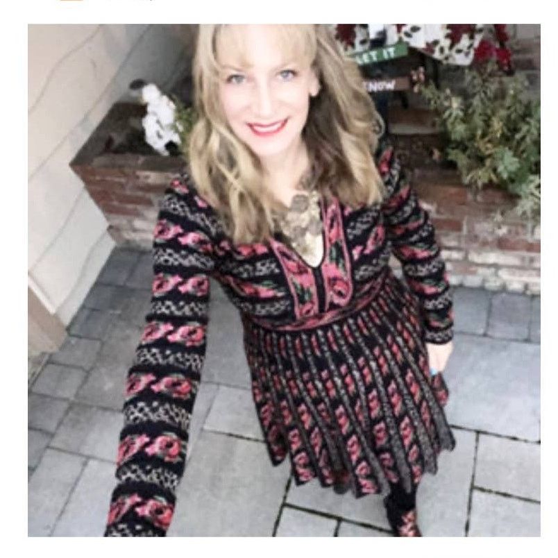 Anthropologie Anthropologie Cecilia Prado Emi Midi Floral Sweater Dress XS Size XS / US 0-2 / IT 36-38 - 11 Thumbnail