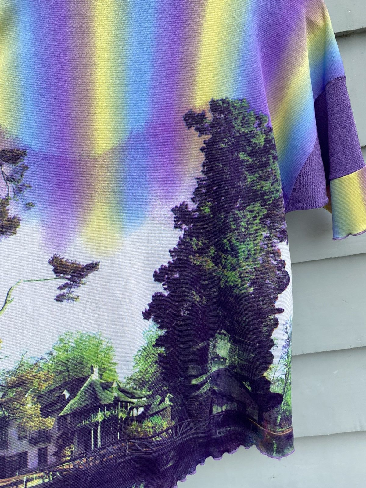 Japanese Brand × Vintage Japanese All Over Print Style Psychedelic Photograph Size XL / US 12-14 / IT 48-50 - 15 Thumbnail