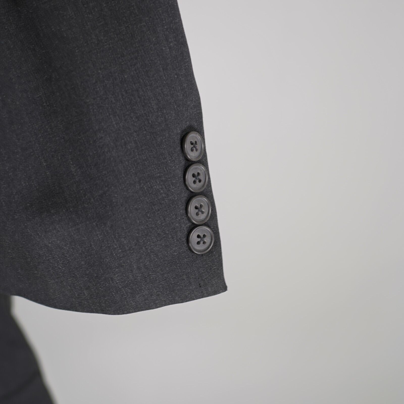 Austin Reed Austin Reed Wool Gray 3 Button Suit Jacket / Blazer 46L Size 46L - 3 Thumbnail