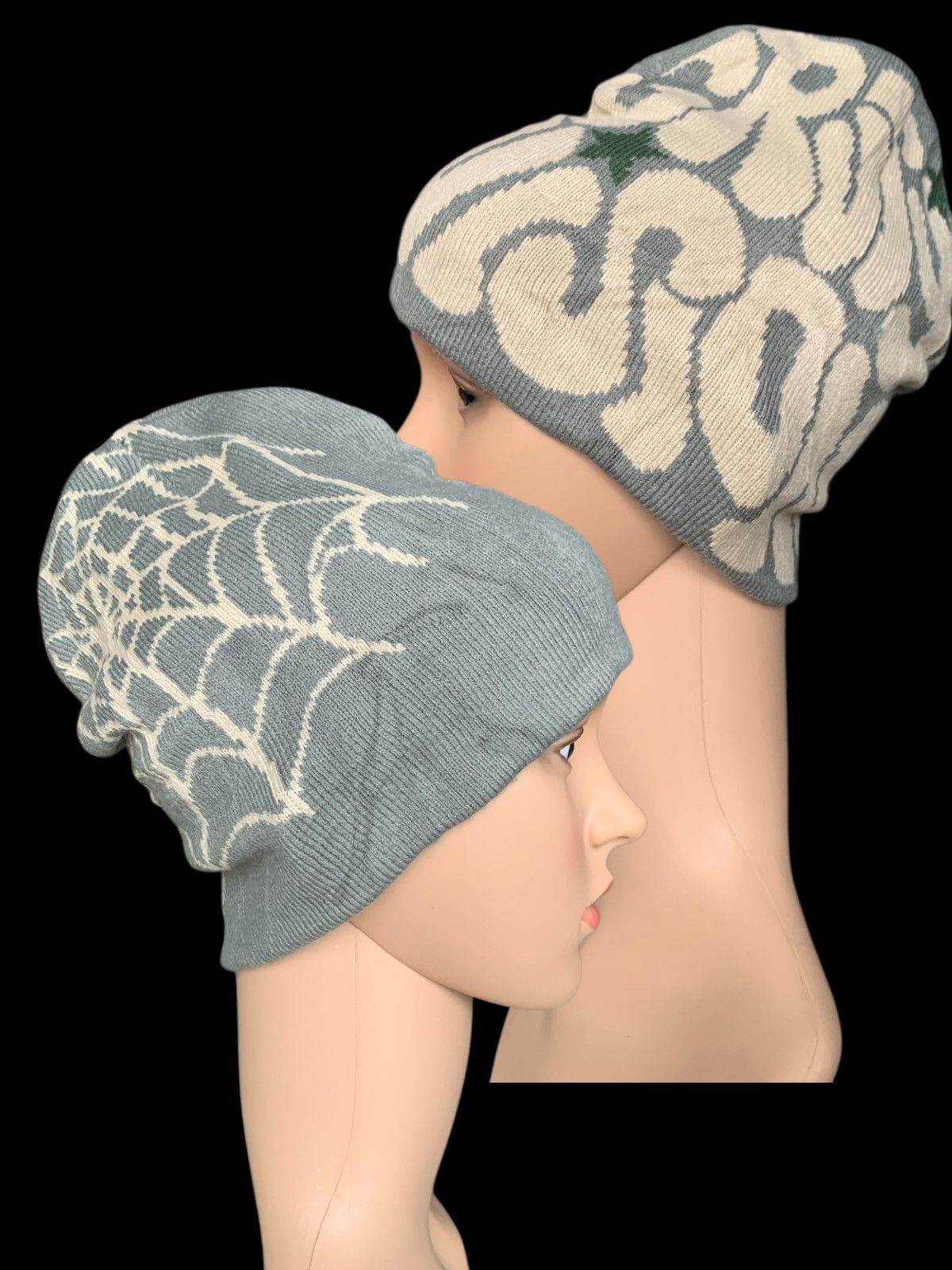 Japanese Brand × Kapital × Vintage Y2k Winter Warm Knitt Hat Spider Rare Size ONE SIZE - 1 Thumbnail