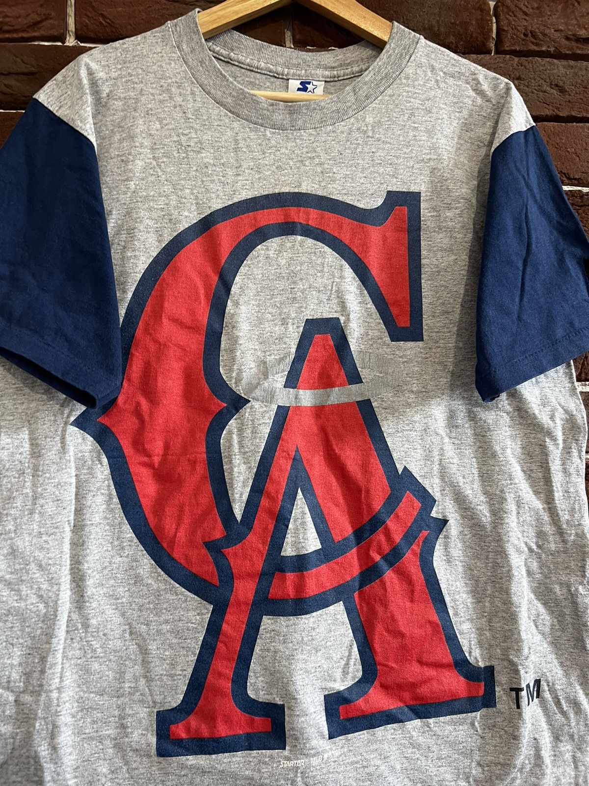 MLB Vintage 90s Starter California Angels Baseball Sport Tshirt Size US M / EU 48-50 / 2 - 3 Thumbnail