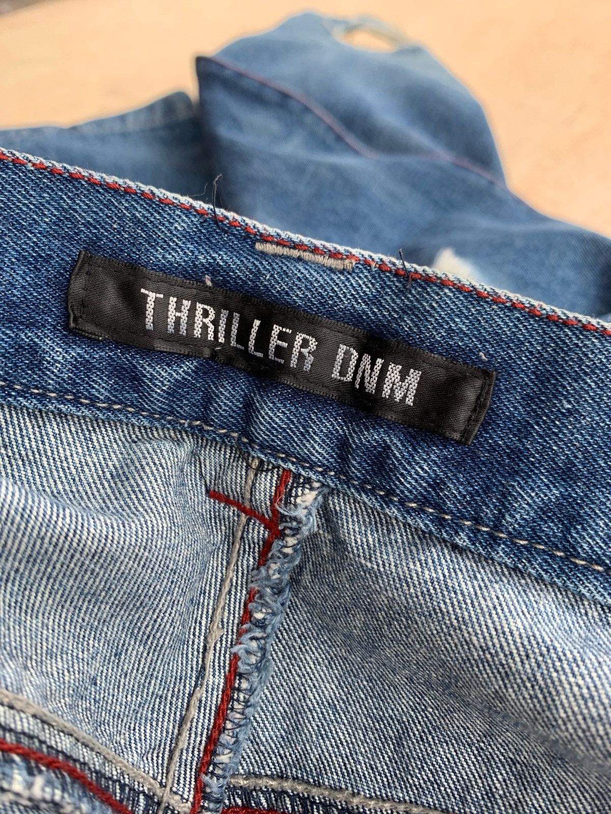 Hysteric Glamour × Japanese Brand Thriller Dnm Distressed Denim Jeans Size US 31 - 8 Thumbnail