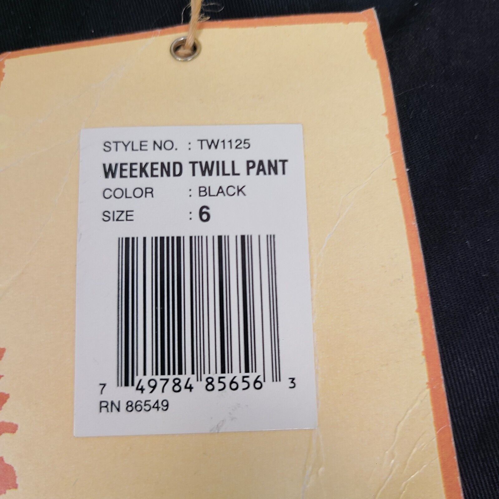 Tommy Bahama Tommy Bahama Women's Pants Size 6 Weekend Twill Black Stretc Size 28" / US 6 / IT 42 - 2 Thumbnail