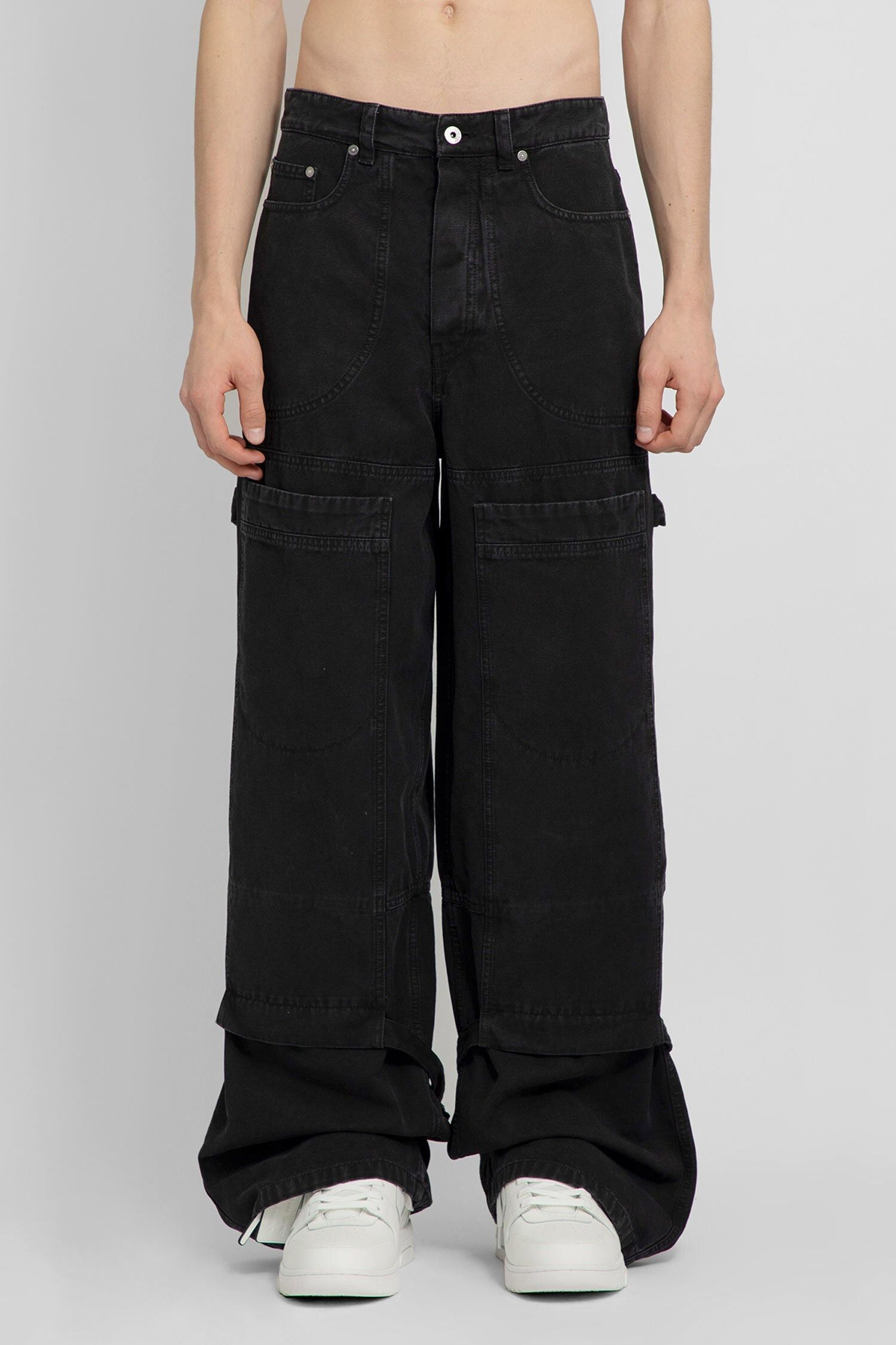 Off-White o1y0225 Denim Pant in Black Size US 33 - 1 Thumbnail