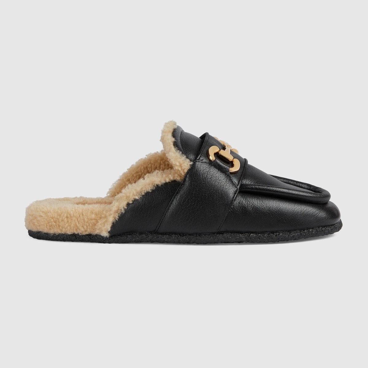 Gucci Gucci Horsebit Fur Mules SIZE 36 Size ONE SIZE - 1 Thumbnail