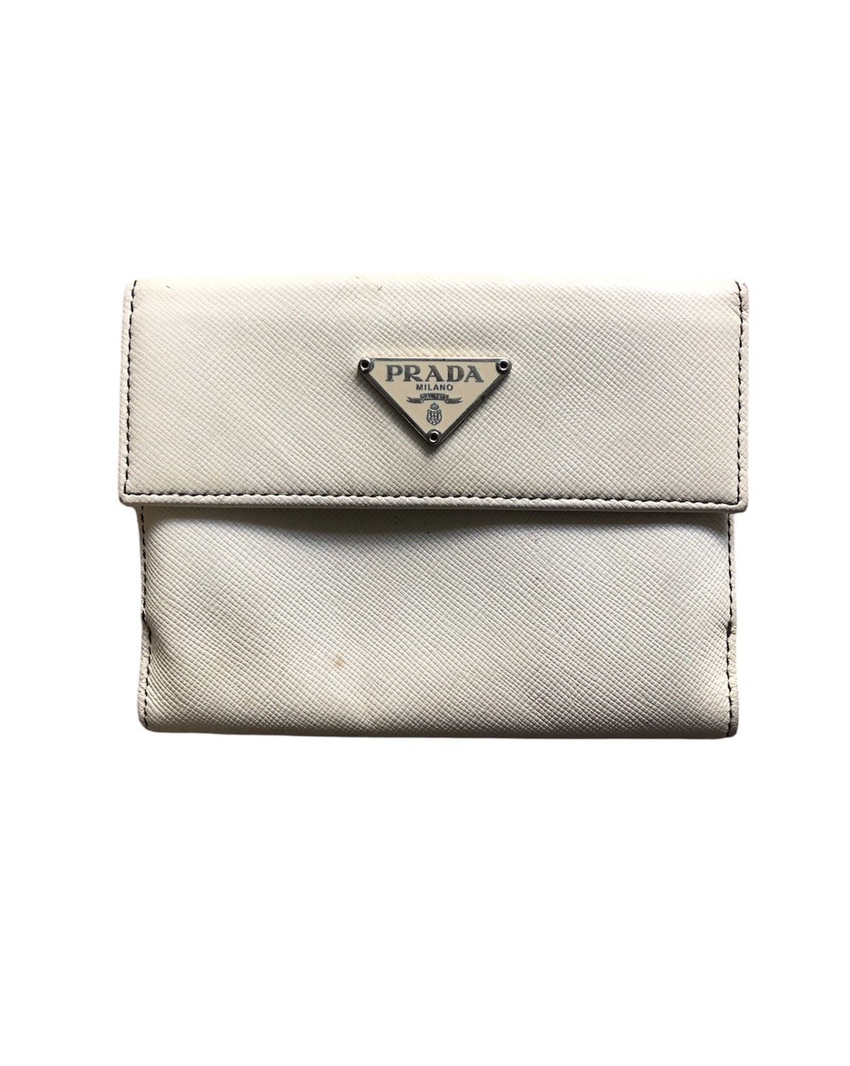 Prada Prada Bifold Leather Wallet Size ONE SIZE - 1 Thumbnail