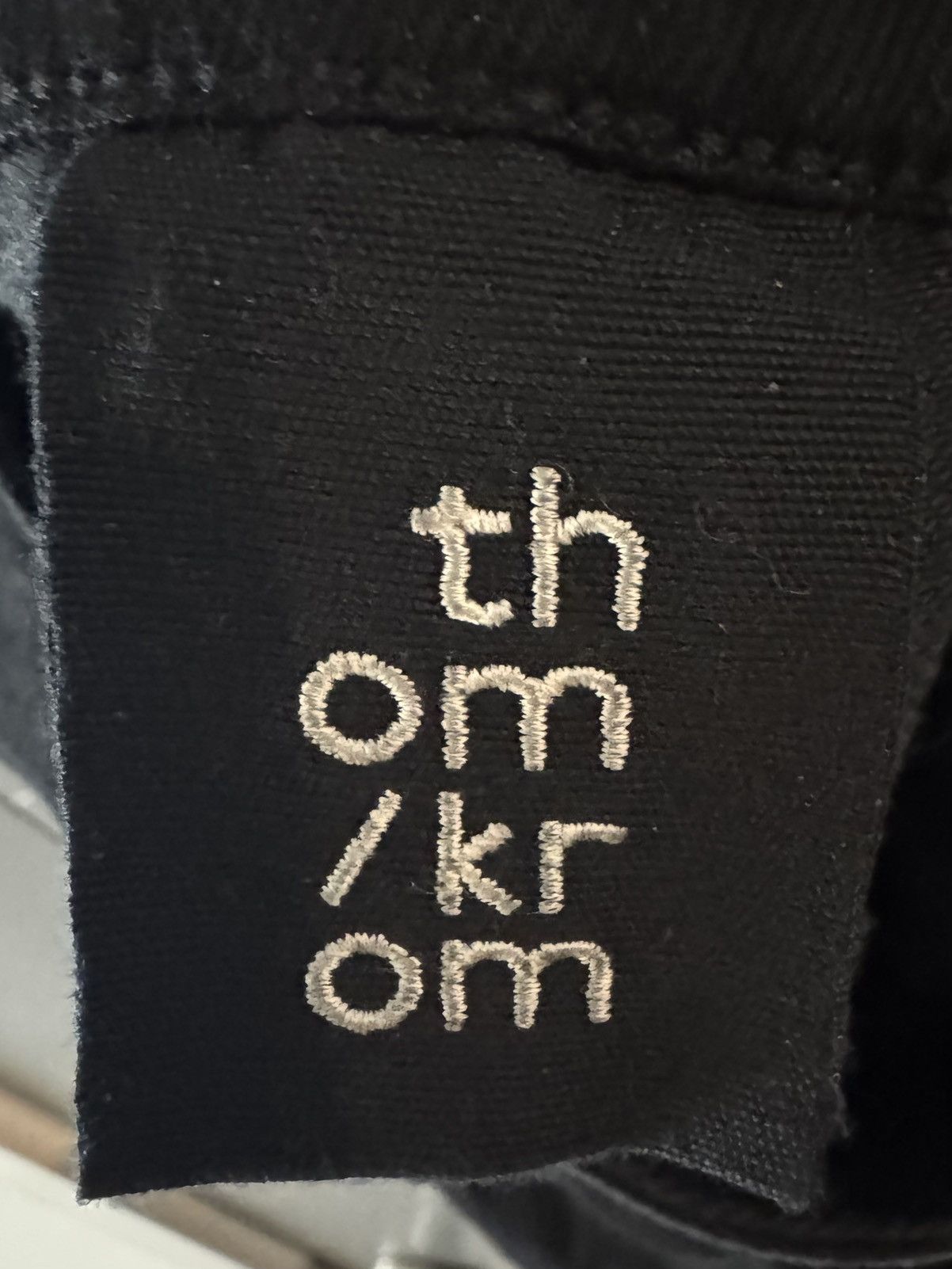 Thom Krom MT100 Scar Stitch Wide-Leg Jean Size US 32 / EU 48 - 7 Thumbnail