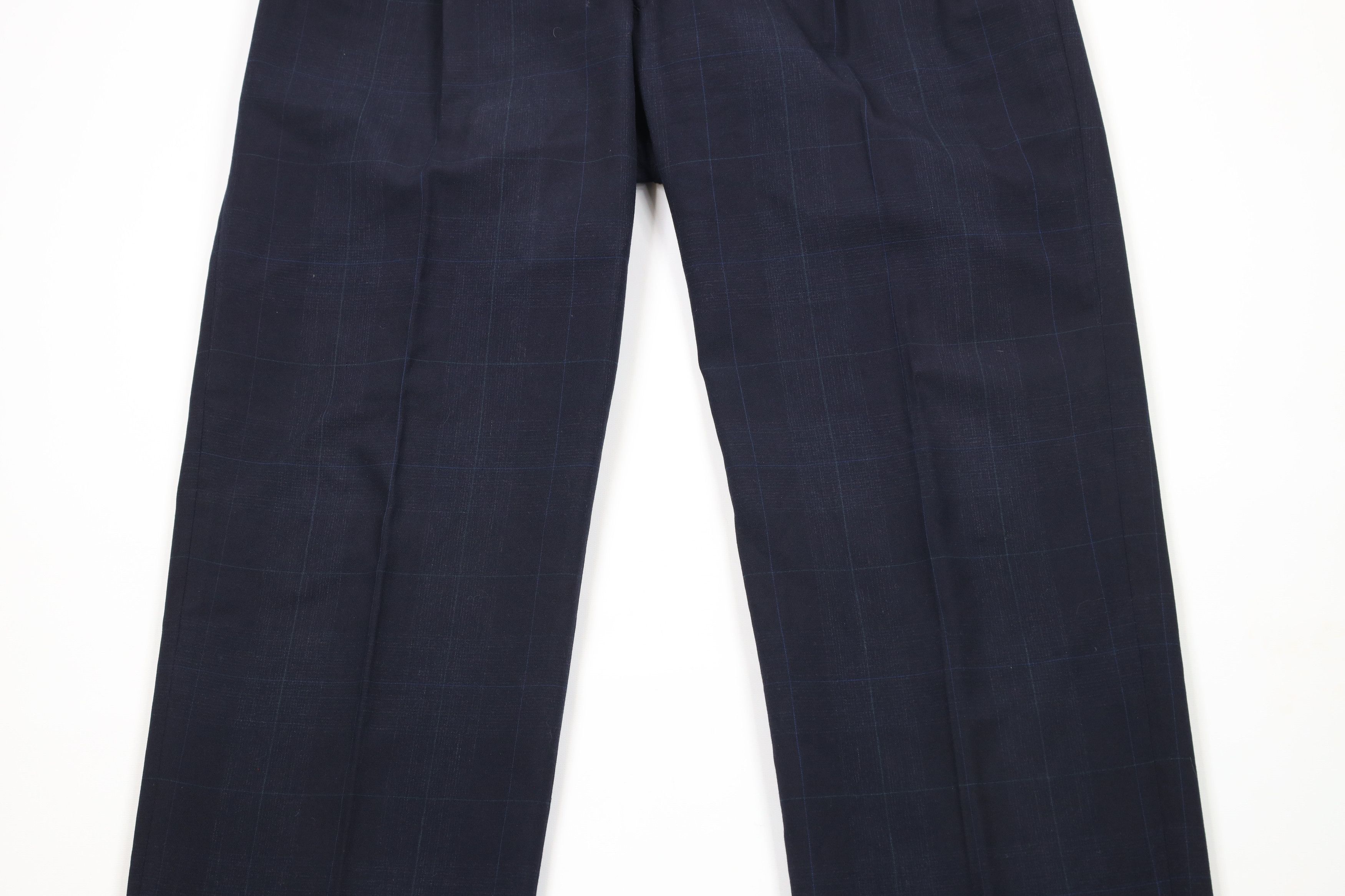 Vintage Vintage 90s Streetwear Hand Tailored Wool Wide Leg Pants Size US 36 / EU 52 - 3 Thumbnail