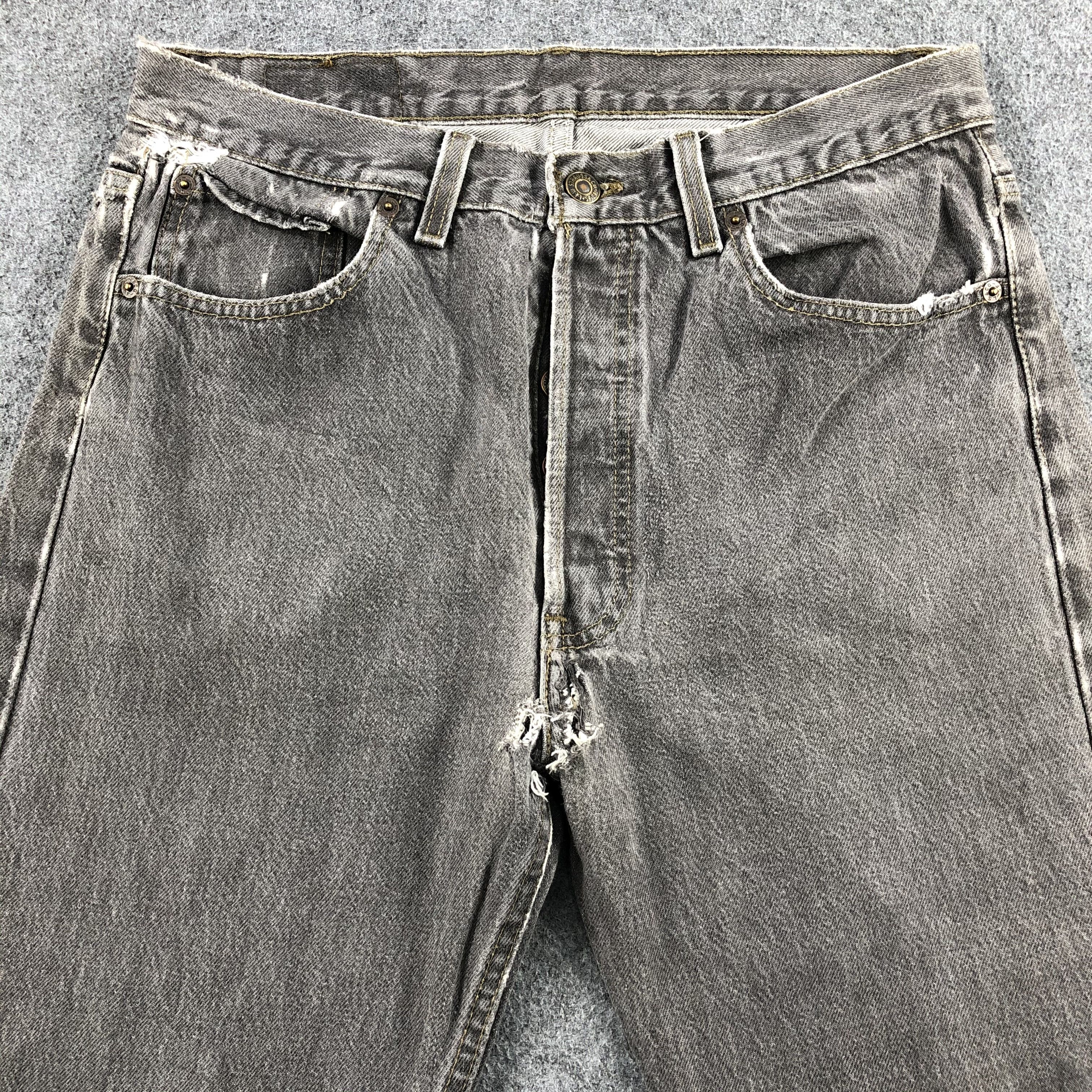 Levi's Vintage 90s Levis 501 Earth Tone Jeans-J1420 Size US 32 / EU 48 - 3 Thumbnail