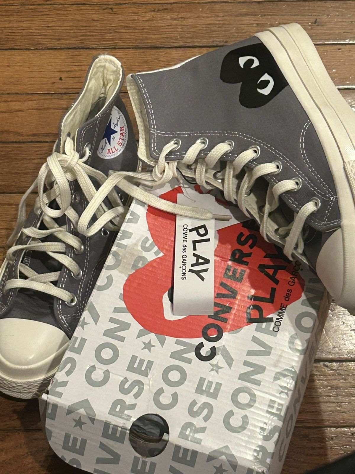 Converse Converse Chuck 70 (Comme des Garçons) High “Steel Gray” Size US 7.5 / IT 37.5 - 9 Thumbnail